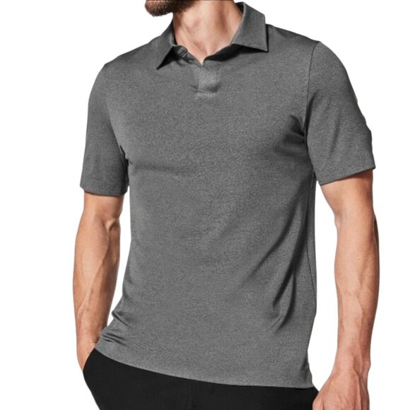lululemon athletica Other - Lululemon Men's Grey Capacity Short Sleeve Polo Shirt XL